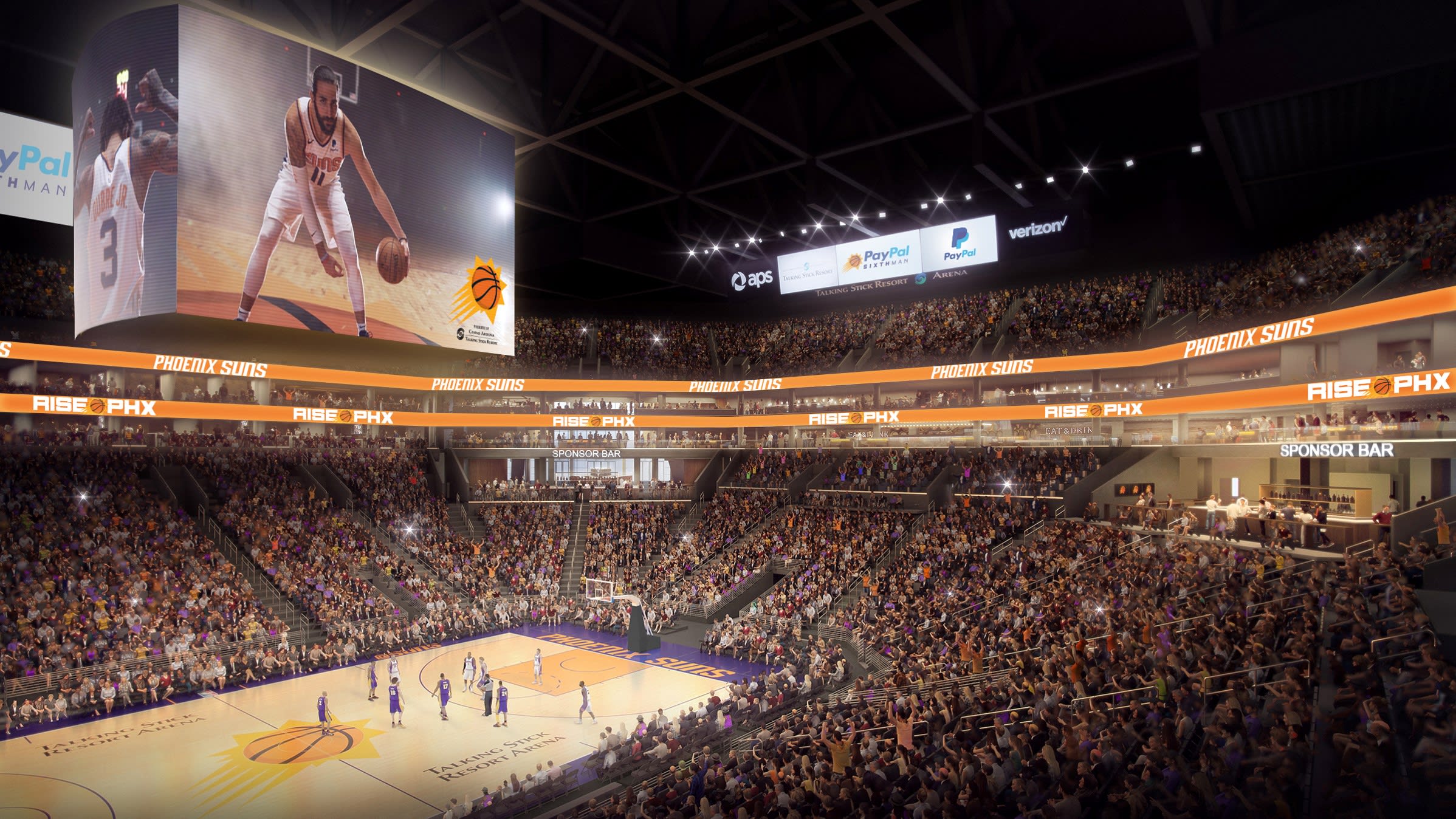 Phoenix Suns unveil renderings of $230 million area renovation mission