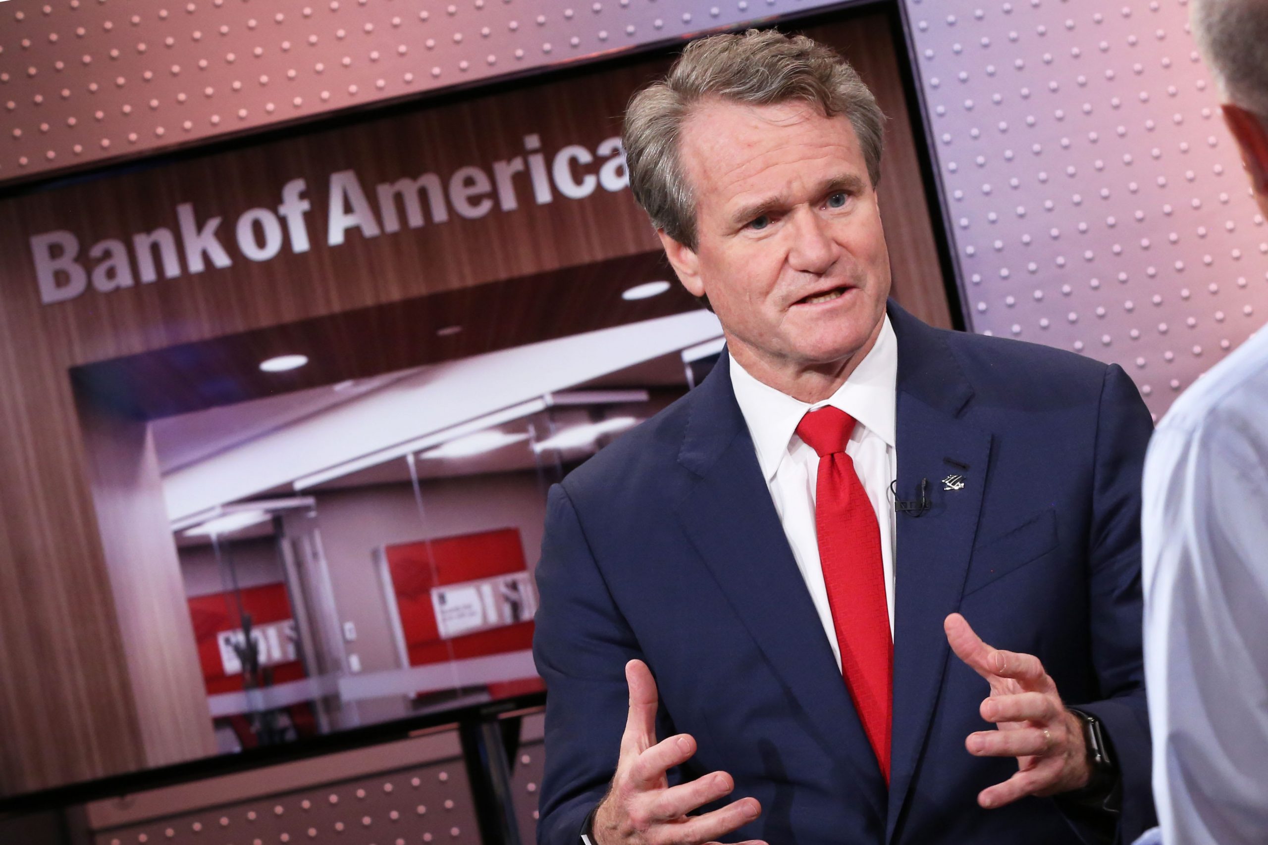 Financial institution of America CEO Brian Moynihan says shoppers spend 5.5% extra
