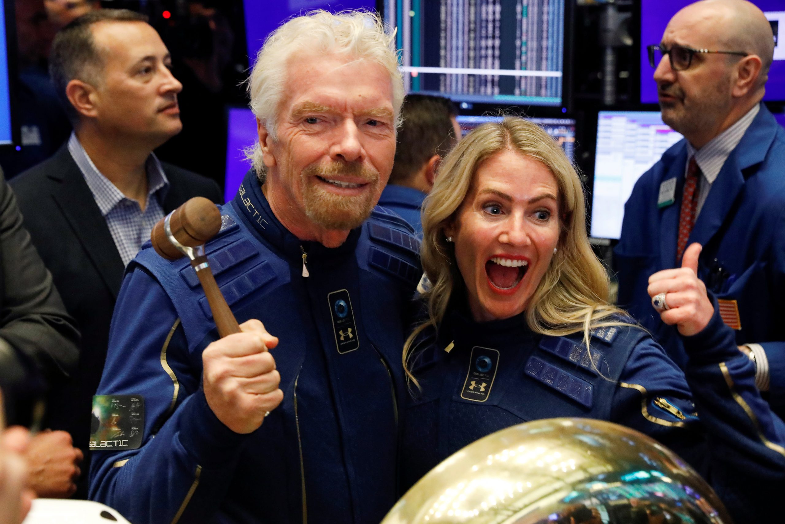 Shares making the largest strikes noon: Virgin Galactic, Cover Development