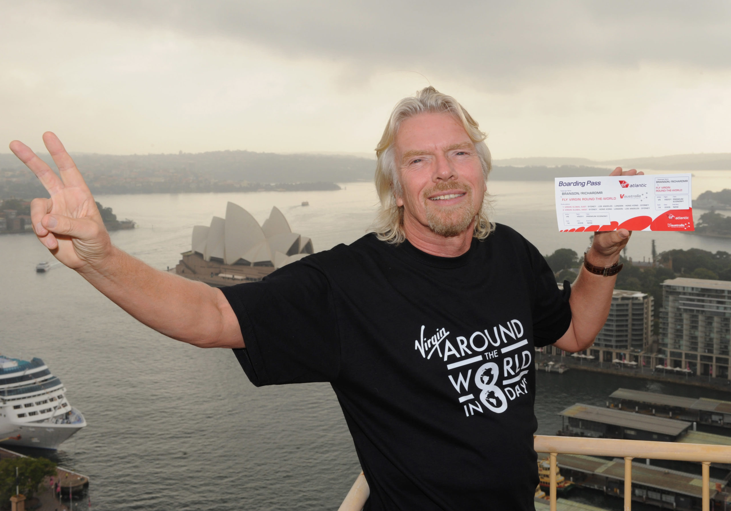 Richard Branson began Virgin Atlantic with a board and $39 flights