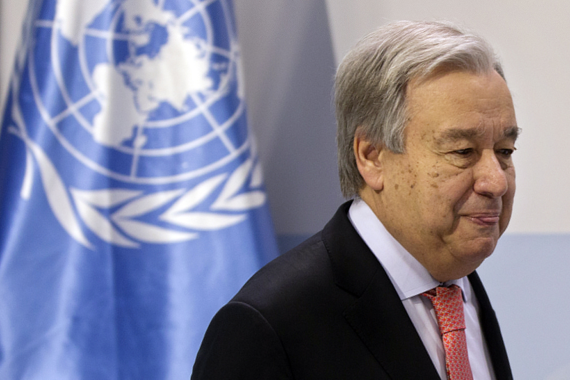 U.N. chief warns of ‘level of no return’ on local weather change