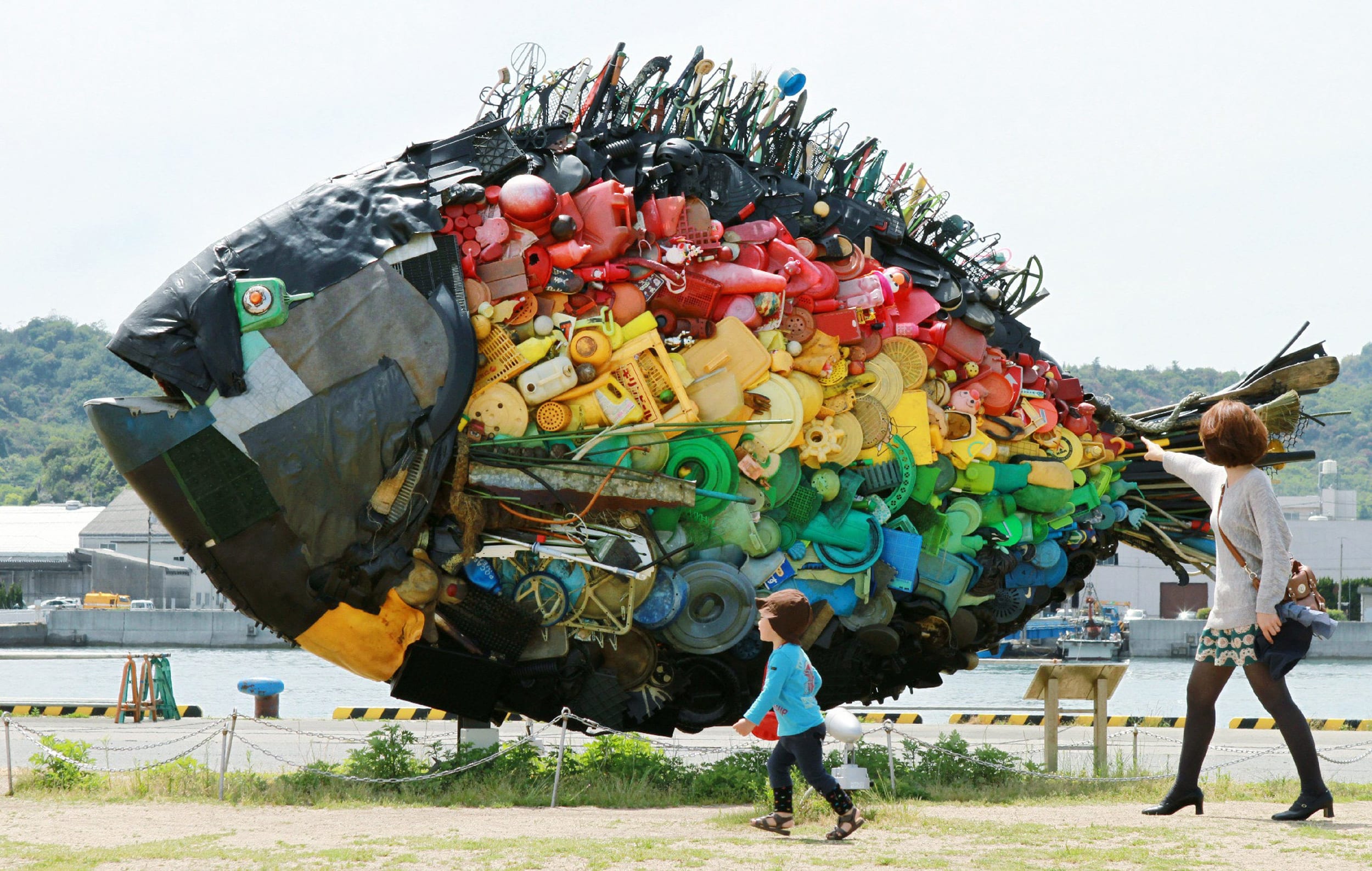 Modern artwork festivals biennials triennials revive drained islands and cities in Japan