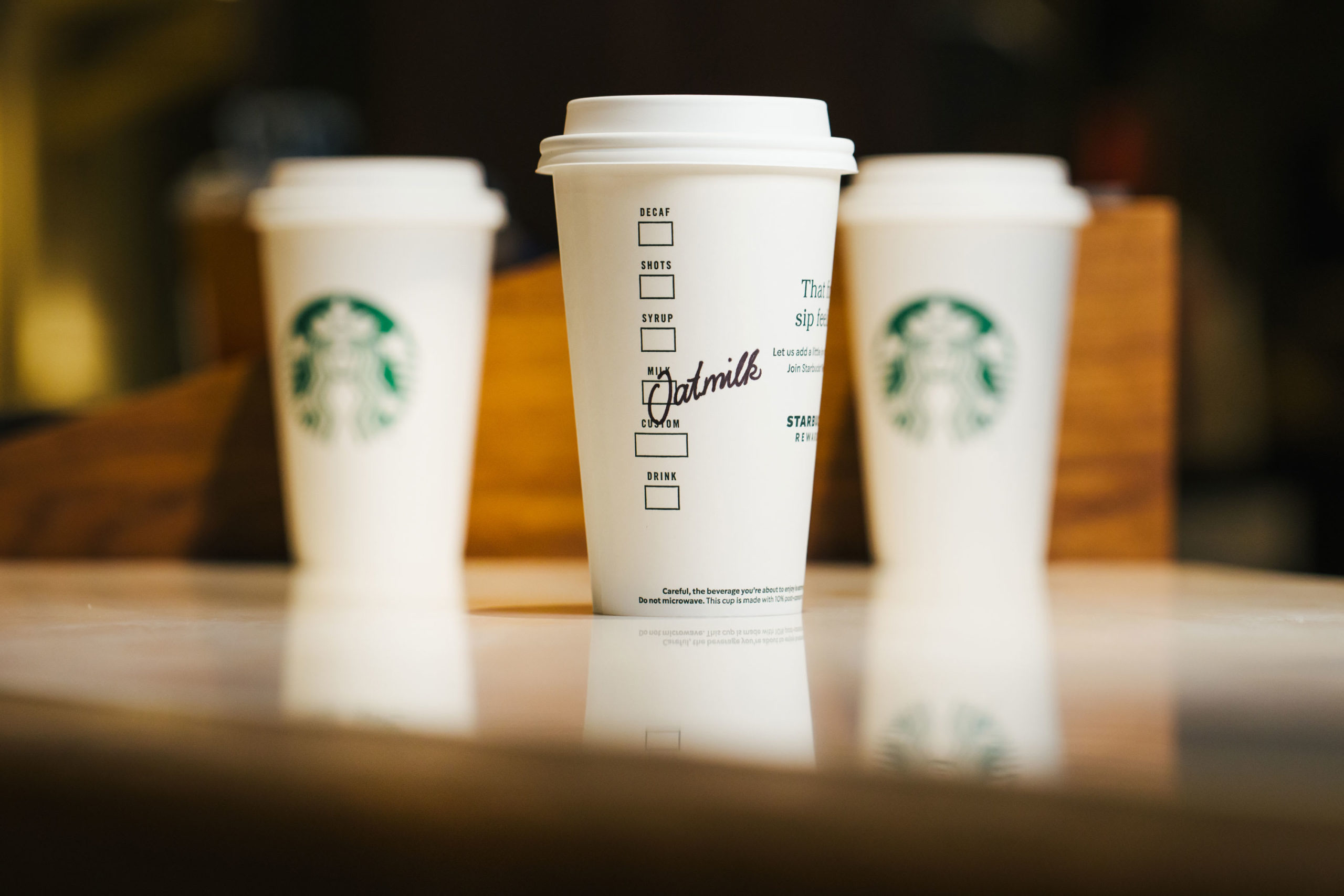 Starbucks introduces new nondairy drinks and exams oat milk