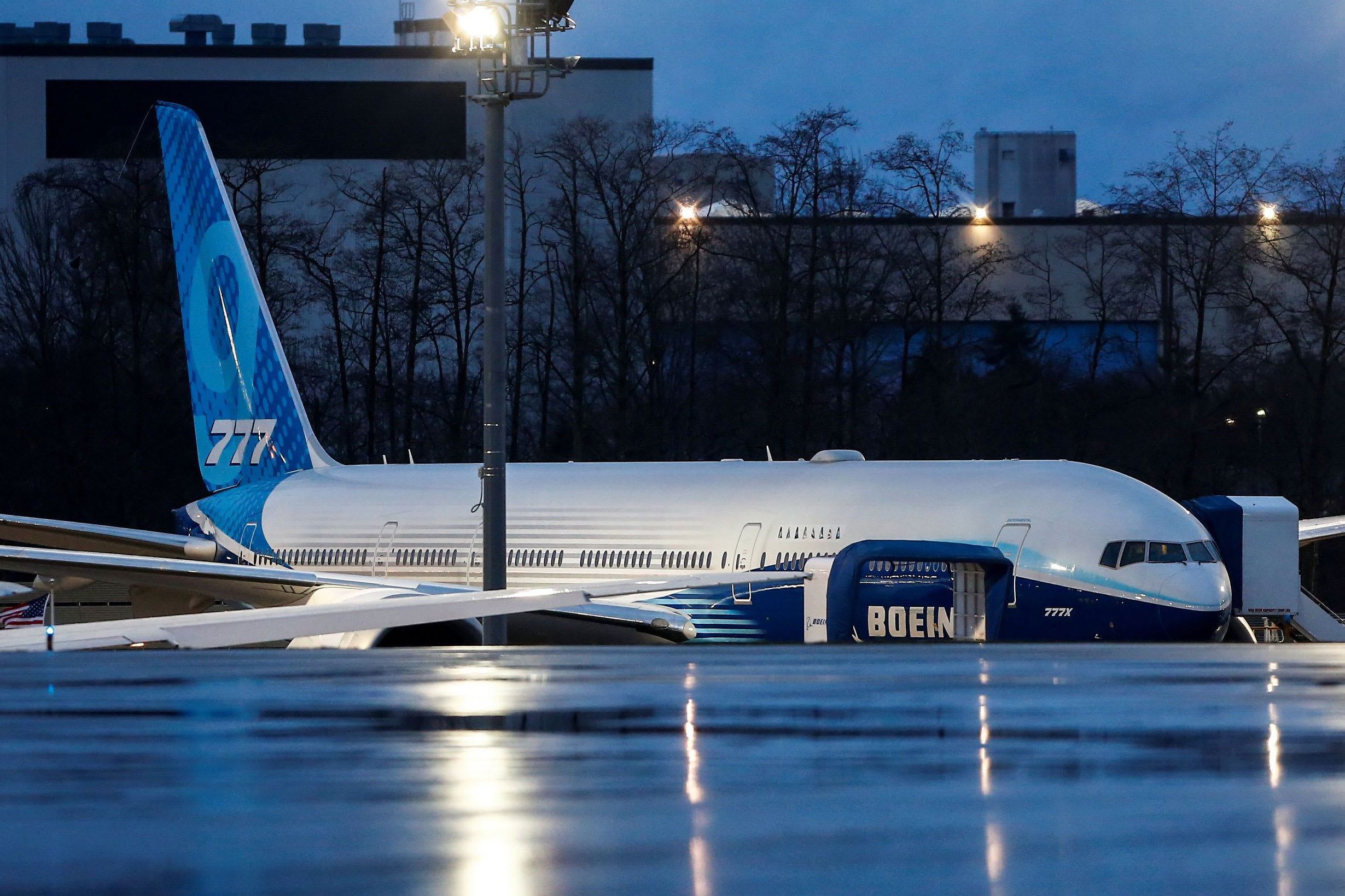 Boeing’s 777X, largest-ever twin-engine jet, takes off in maiden flight