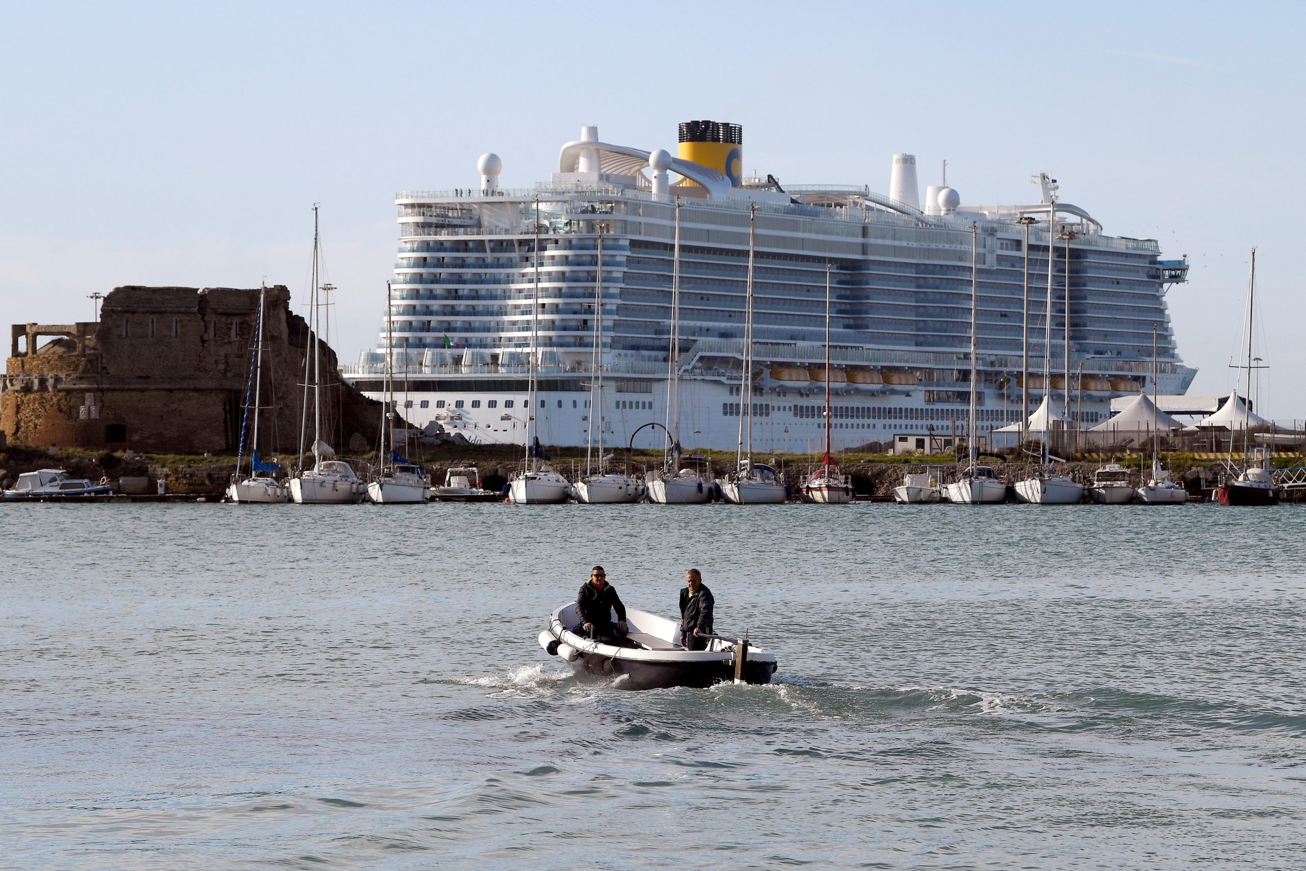 Italian cruise ship containing 6,000 vacationers in lockdown