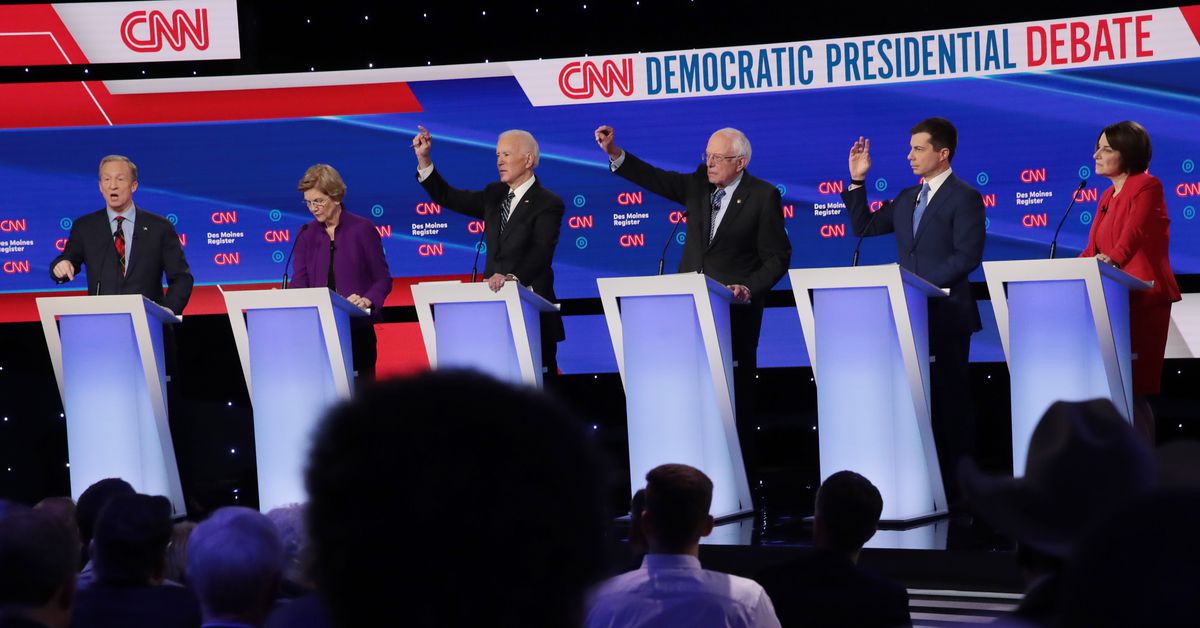 Democratic debate: Candidates break up on troops in Center East and commerce
