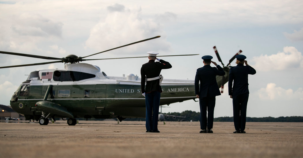 Former Marine Posed as Safety Member for Trump’s Marine One, Officers Say