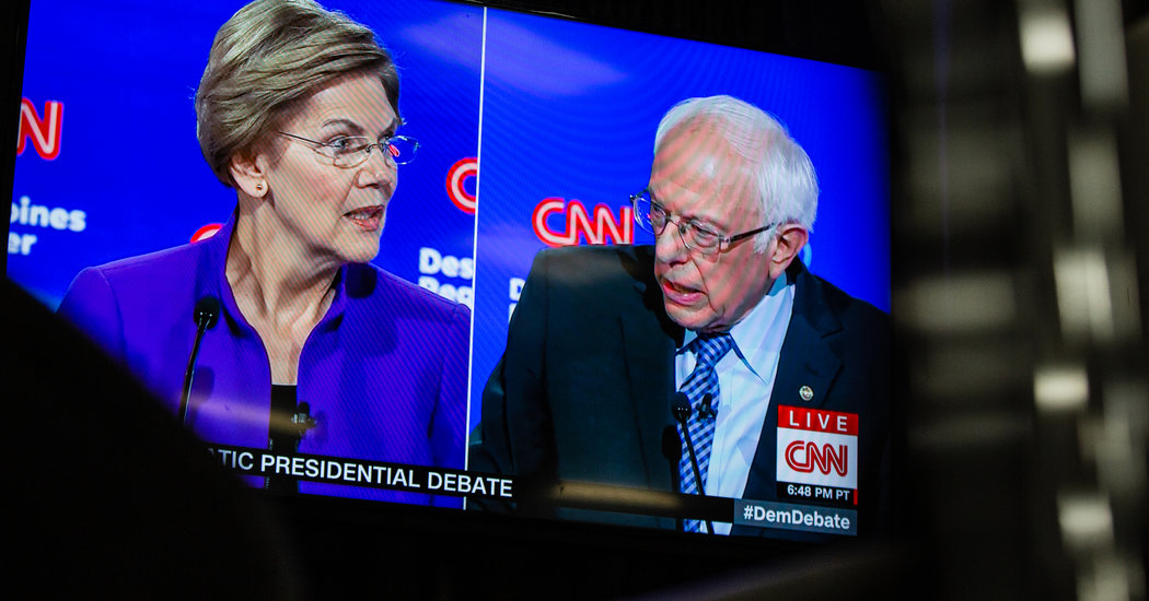 Sanders and Warren Conflict Over Disputed Comment on a Lady’s Electability