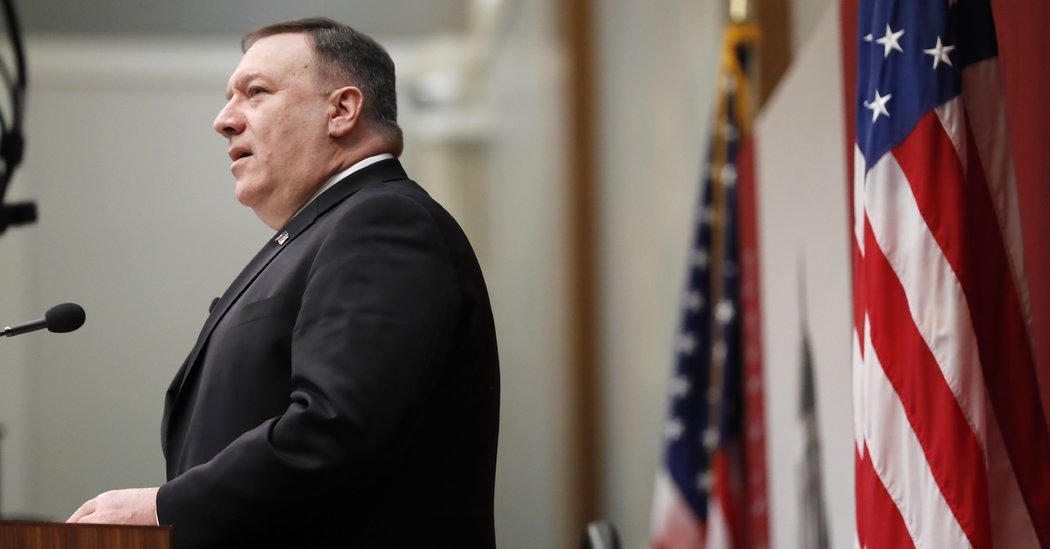 Pompeo Says He ‘By no means Heard’ That Ambassador May Be Underneath Surveillance