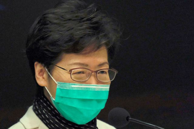 Hong Kong chief rejects calls to shut border regardless of virus fears