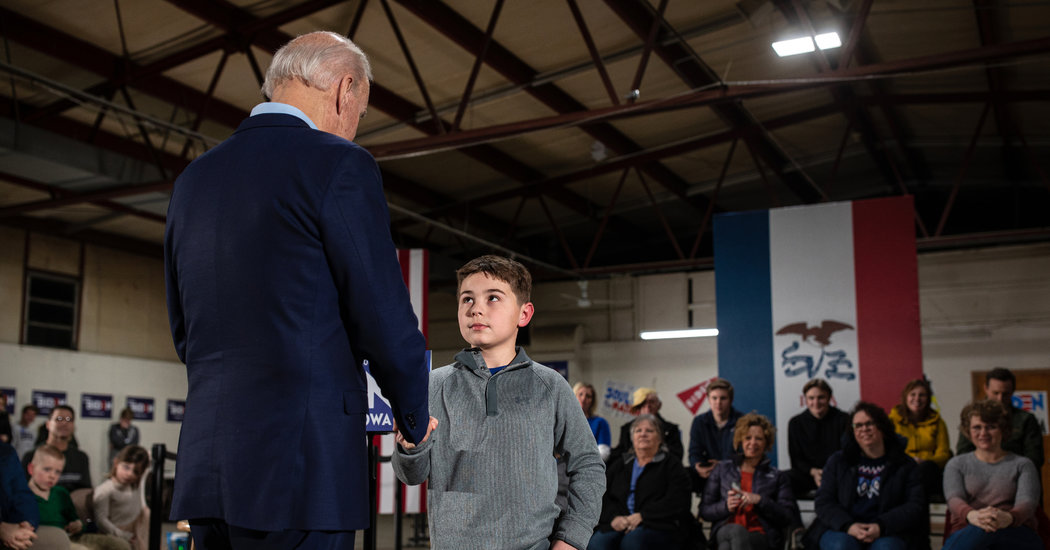 Biden debuts his smallest, and cutest, marketing campaign surrogate but.
