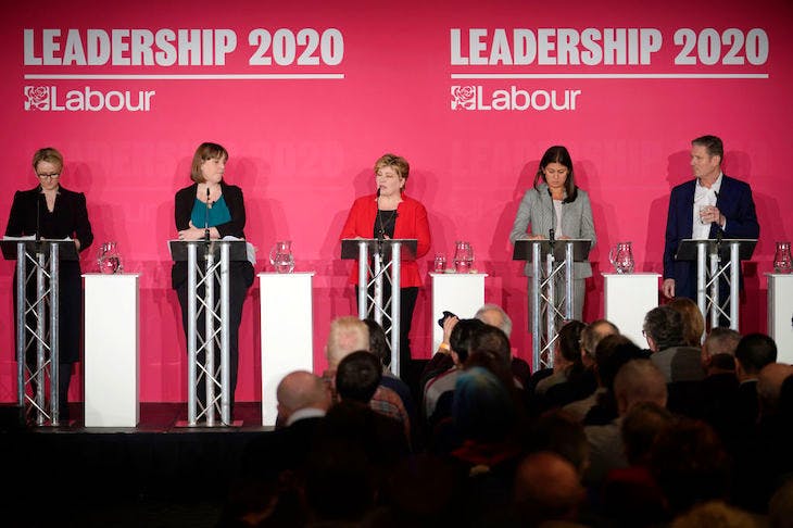 Management hopefuls play it protected at Labour’s first hustings