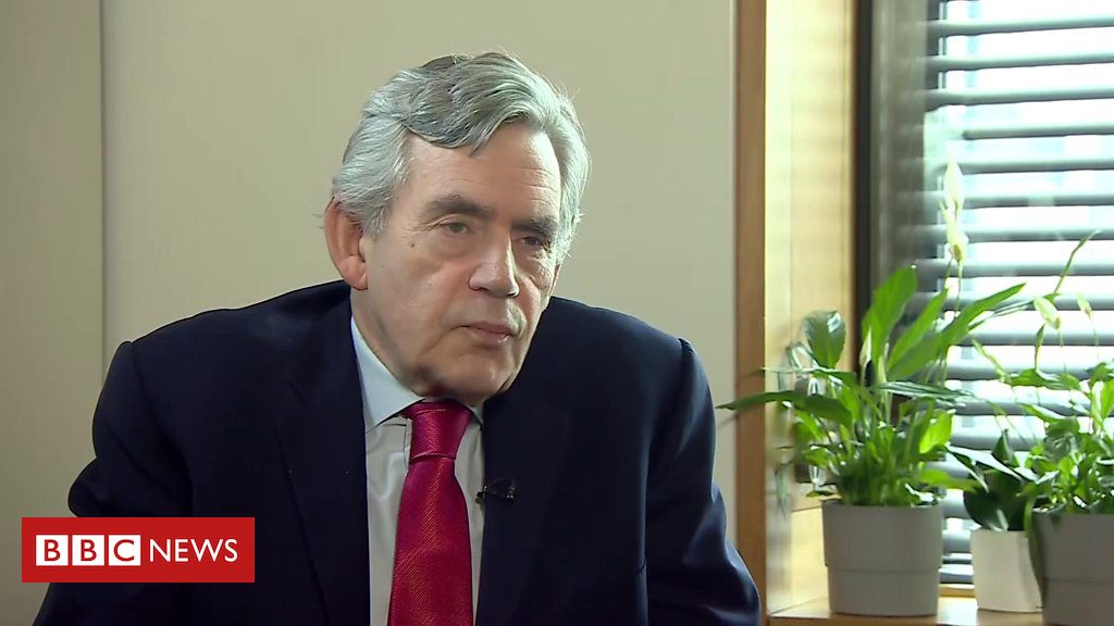 Ex-PM Gordon Brown: 'I believe the UK may finish'