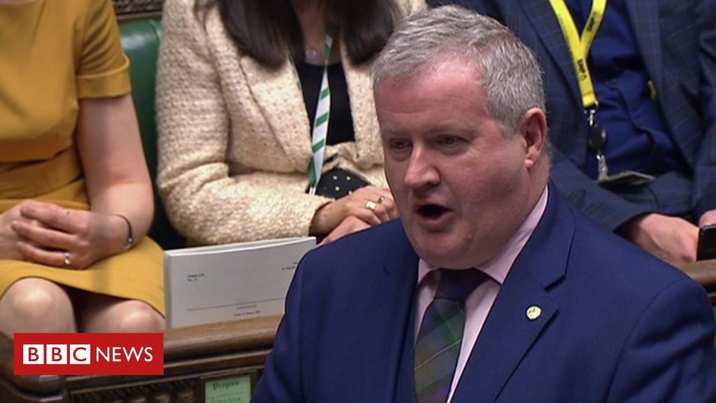 PMQs: Blackford and Johnson on Brexit votes