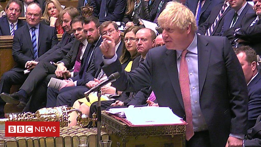 PMQs: Corbyn and Johnson on local weather change delay claims