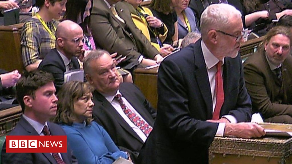PMQs: Corbyn and Johnson on Brexit and US commerce deal