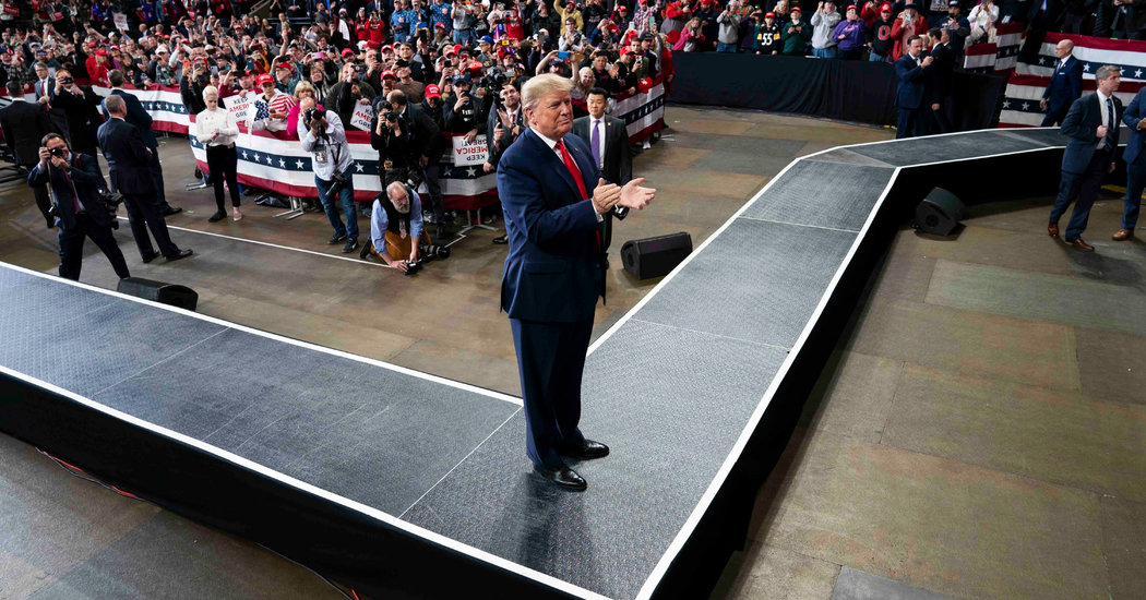 Trump Opens Re-election Yr at Rally in Ohio