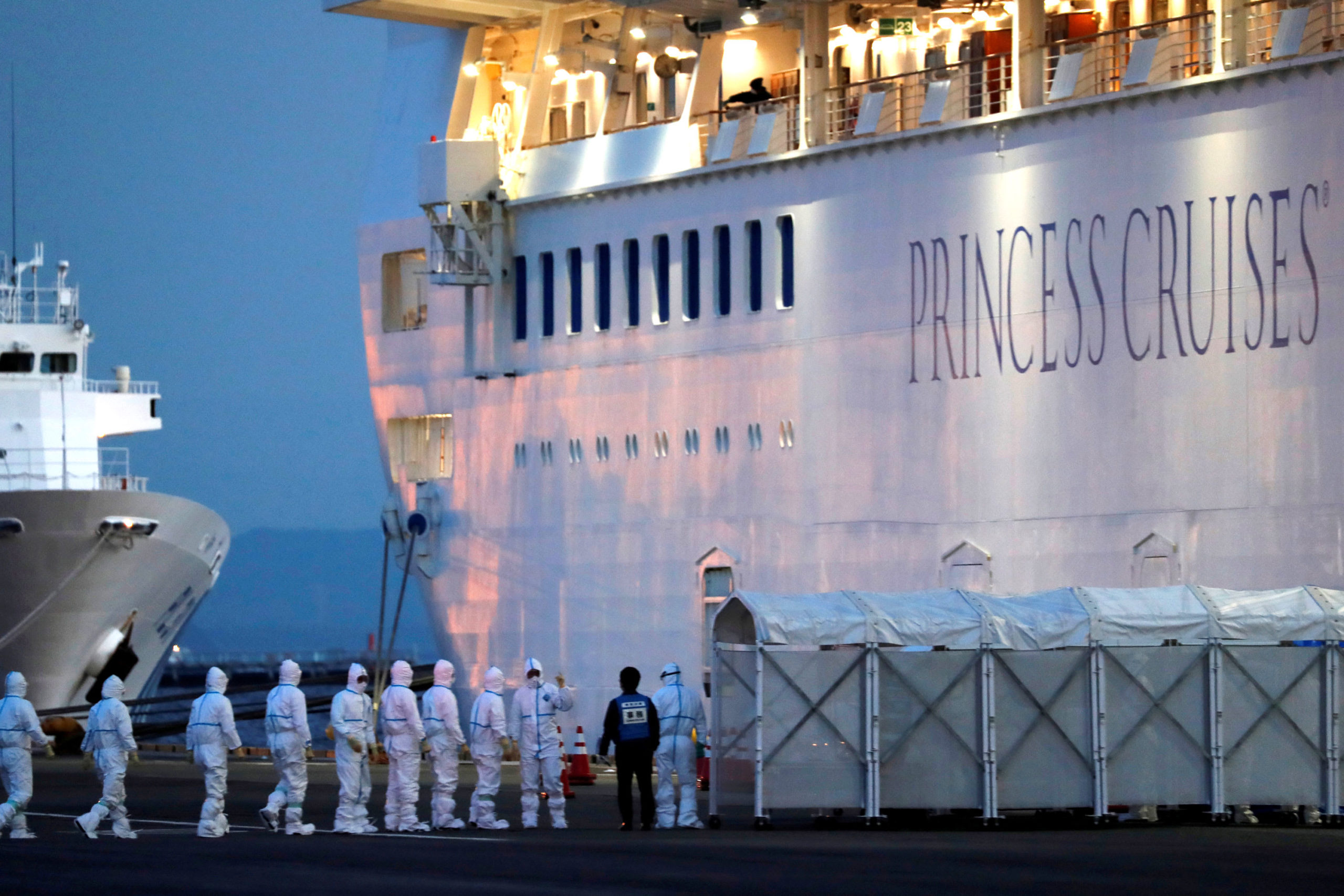 As coronavirus spreads on ship, Princess Cruises gives crew two months of trip