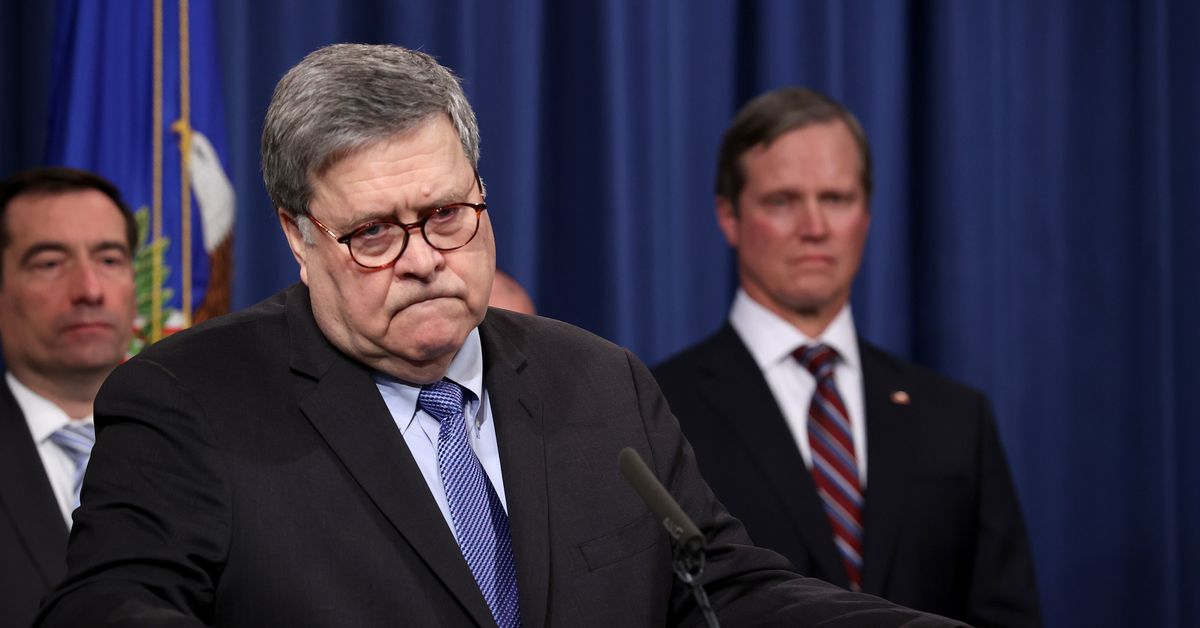 Trump’s tweets about Justice Division instances make a mockery of Invoice Barr