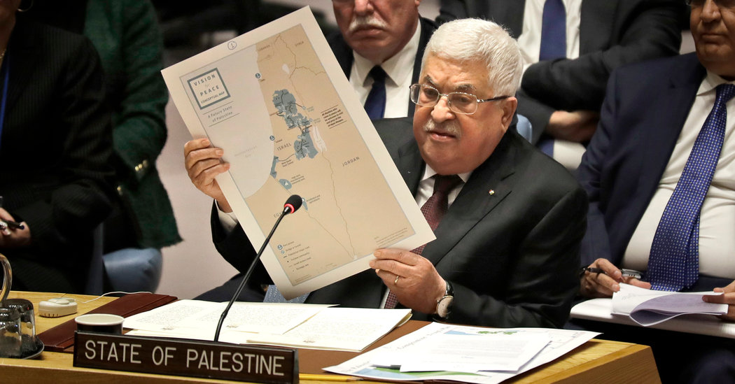 Palestinian Chief Denounces Trump’s Mideast Plan at U.N.