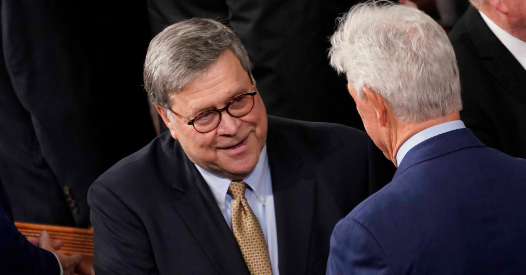 Former Justice Dept. Attorneys Press for Barr to Step Down