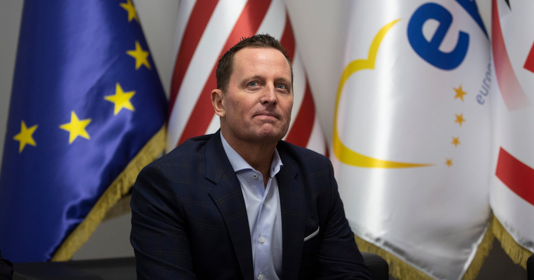 Trump Anticipated to Identify Richard Grenell as Performing Head of Intelligence