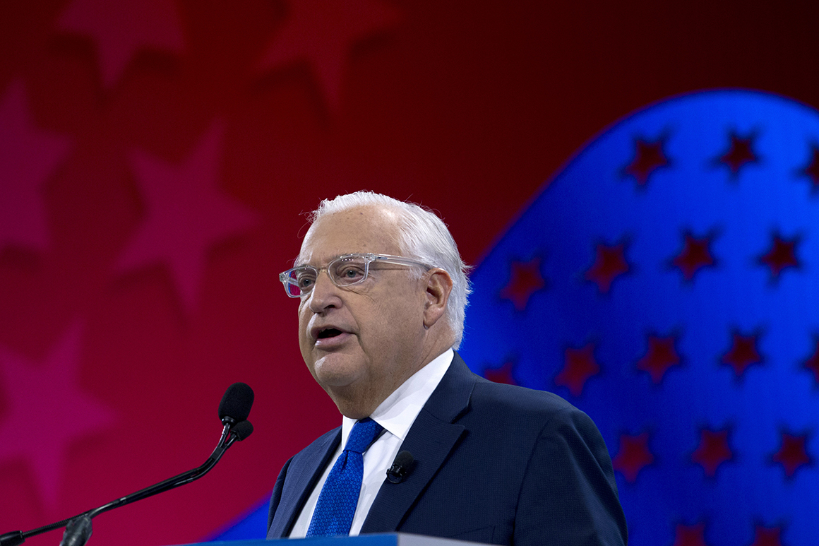 U.S. ambassador to Israel warns towards West Financial institution annexation