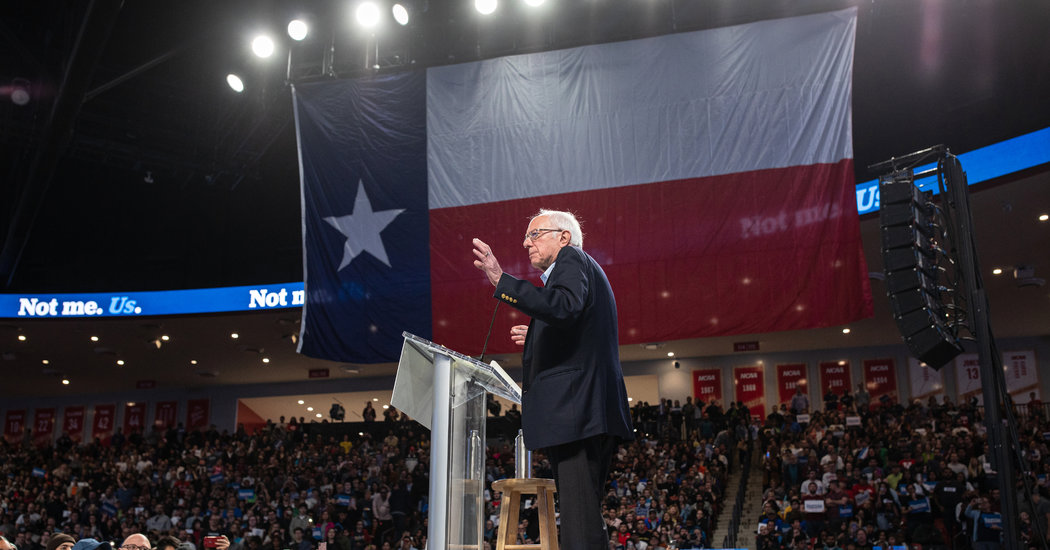 Sanders Appears to Knock Out Biden as Strain Builds on Democrats