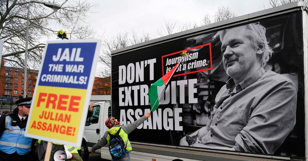Julian Assange Faces Listening to on Extradition to the U.S.