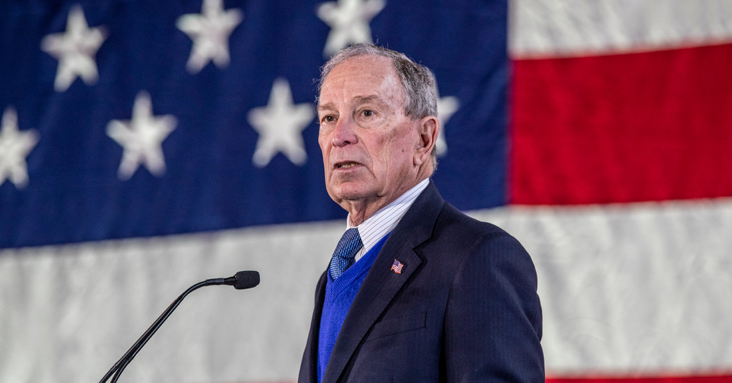 Making Pitch to Voters, Bloomberg Peddles His Expertise in a Disaster