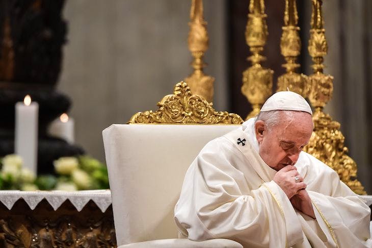 The Pope has rebuffed his liberal supporters by rejecting married clergymen