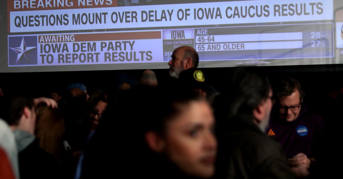 An Iowa caucus app is being blamed for outcomes delays. Right here’s what we all know.