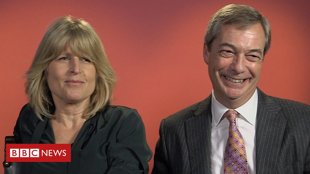 Brexit blind date: Nigel Farage and Rachel Johnson