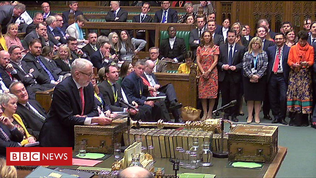 PMQs: Corbyn and Johnson conflict over local weather change
