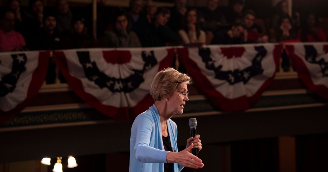 Warren, in New Memo, Outlines Her Path and Rivals’ Flaws