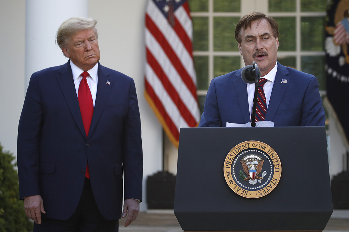 Trump has been nudging MyPillow CEO Mike Lindell to run for workplace
