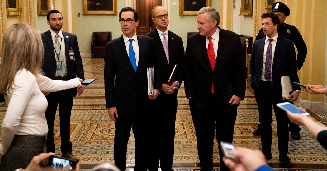 Congress and White Home Strike Deal for $2 Trillion Stimulus Package deal