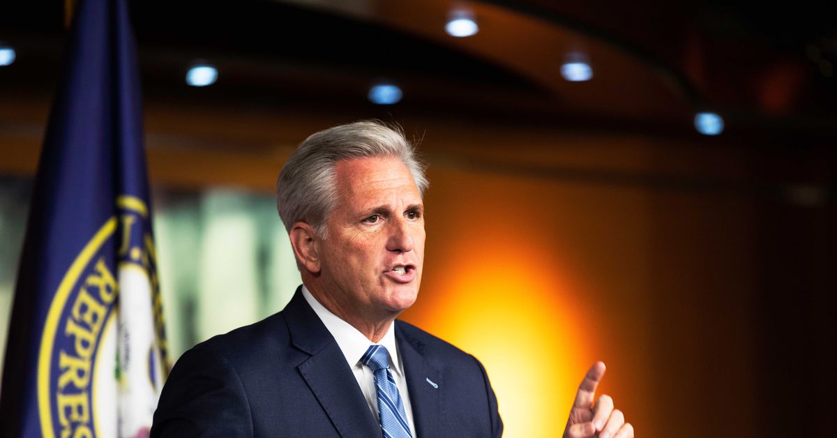 Republican Kevin McCarthy requires holding off on additional coronavirus support packages