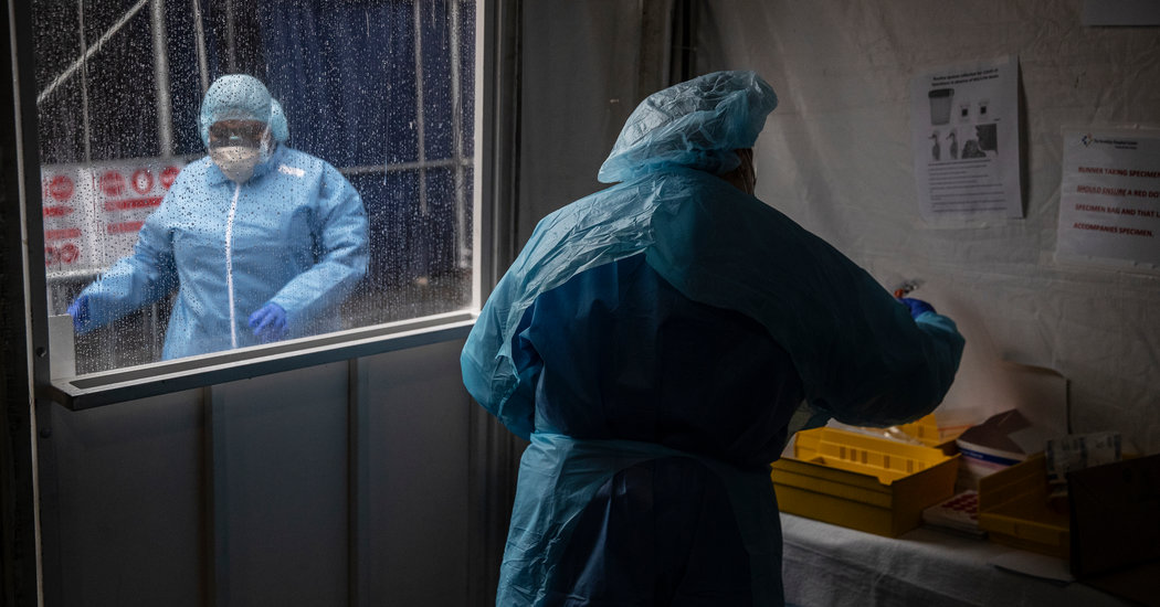 Throughout a Pandemic, an Unanticipated Drawback: Out-of-Work Well being Staff