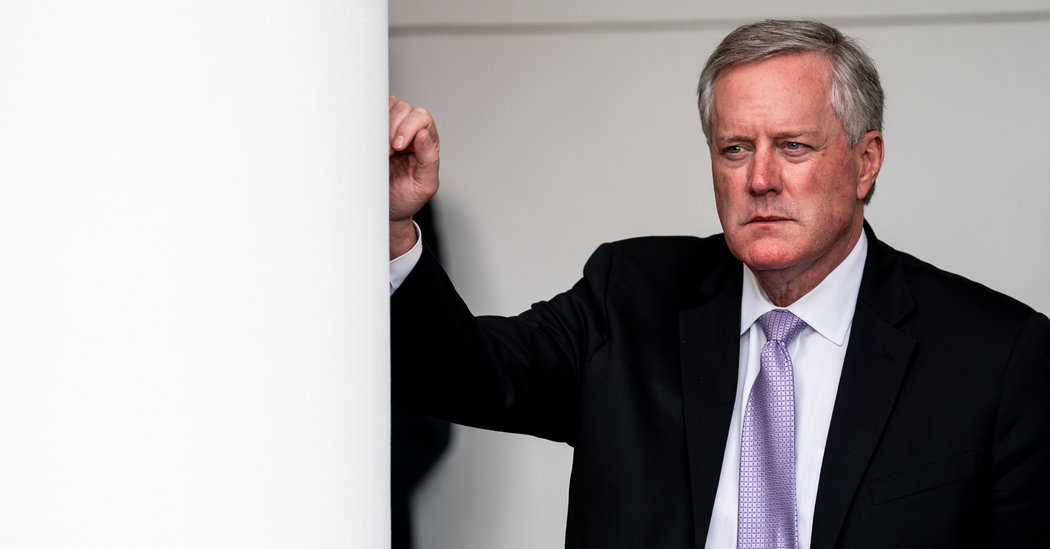 For Mark Meadows, the Transition to Trump’s Chief of Employees Is a Onerous One