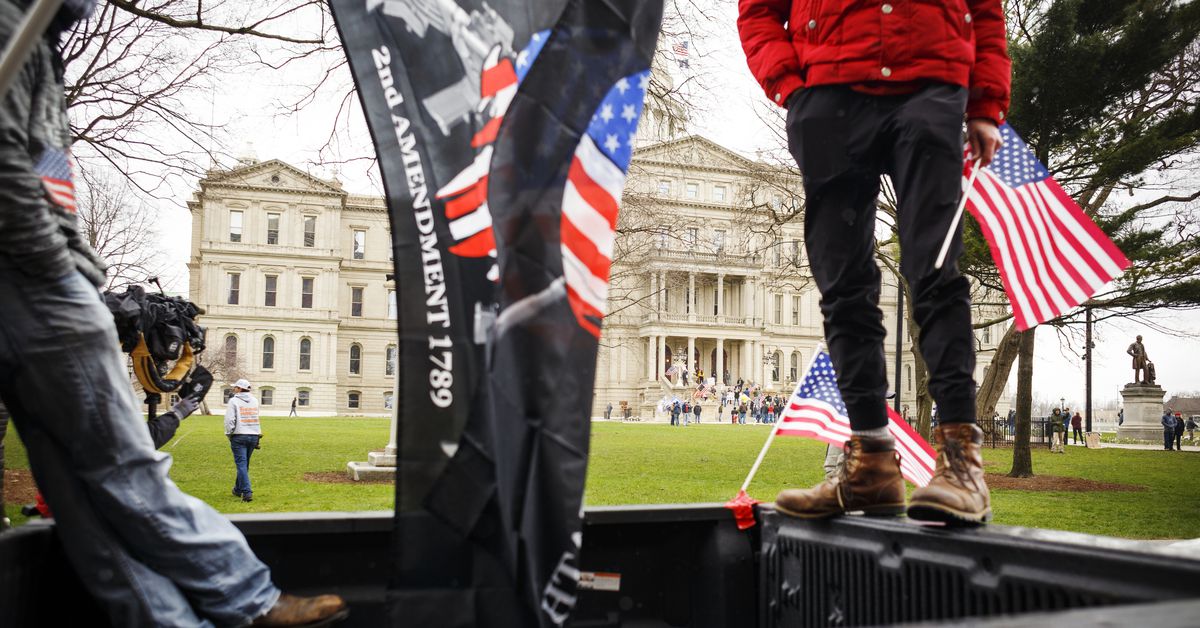 Hundreds protest in Michigan towards Gov. Gretchen Whitmer’s stay-at-home order