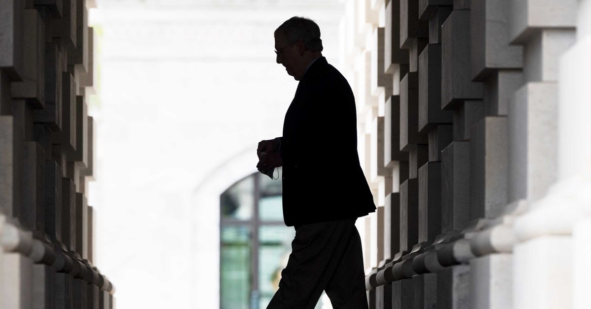 Mitch McConnell is gaslighting Democrats within the stimulus debate