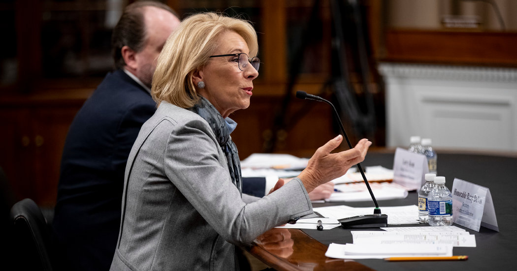 Betsy DeVos Completes Sexual Assault Guidelines