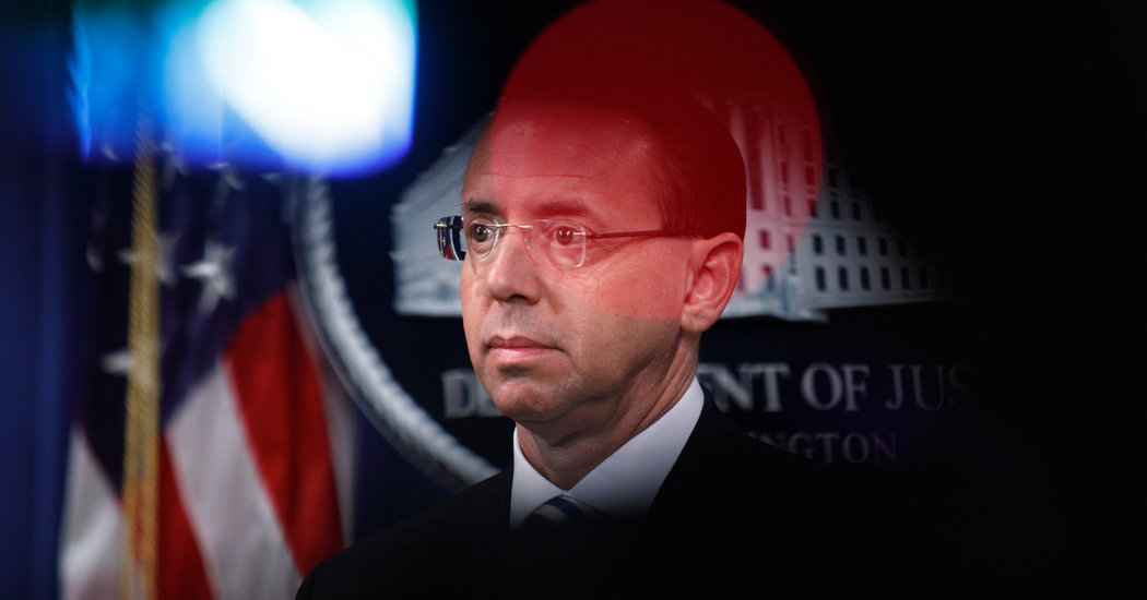 Rosenstein to Testify on Russia Inquiry to Panel Led by Trump Ally