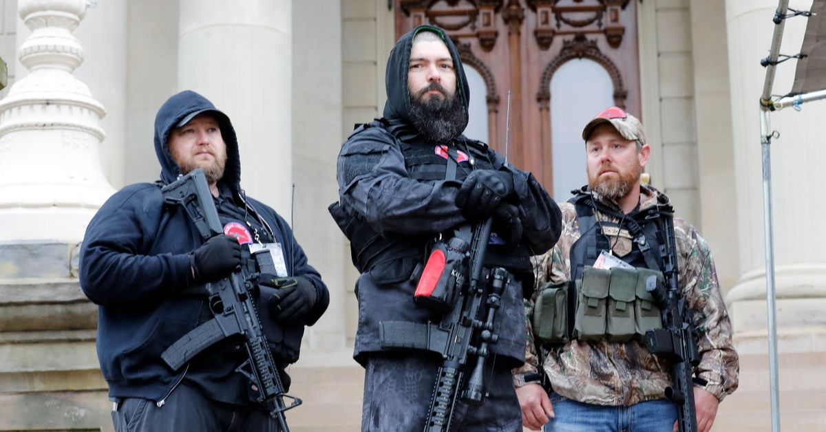 Armed protesters entered Michigan’s state capitol throughout rally in opposition to stay-at-home order