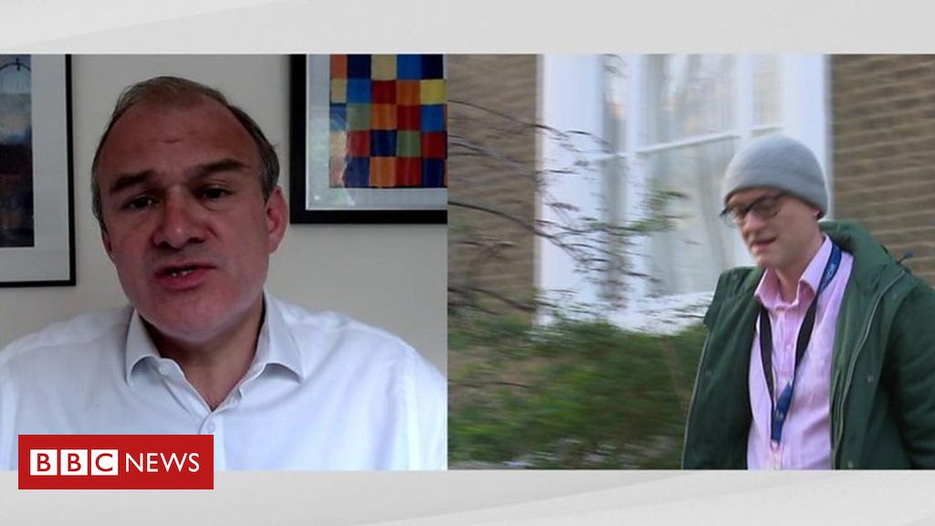 Sir Ed Davey: Cummings household ‘did not have to go to Durham’