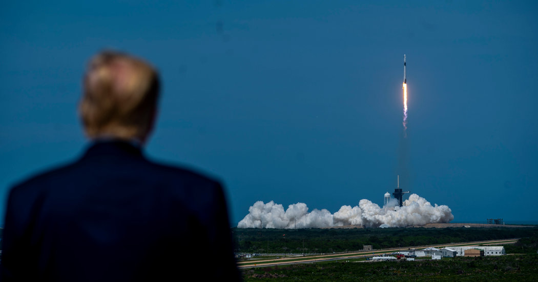 Trump Hopes for His Personal Booster Shot from SpaceX Rocket Launch