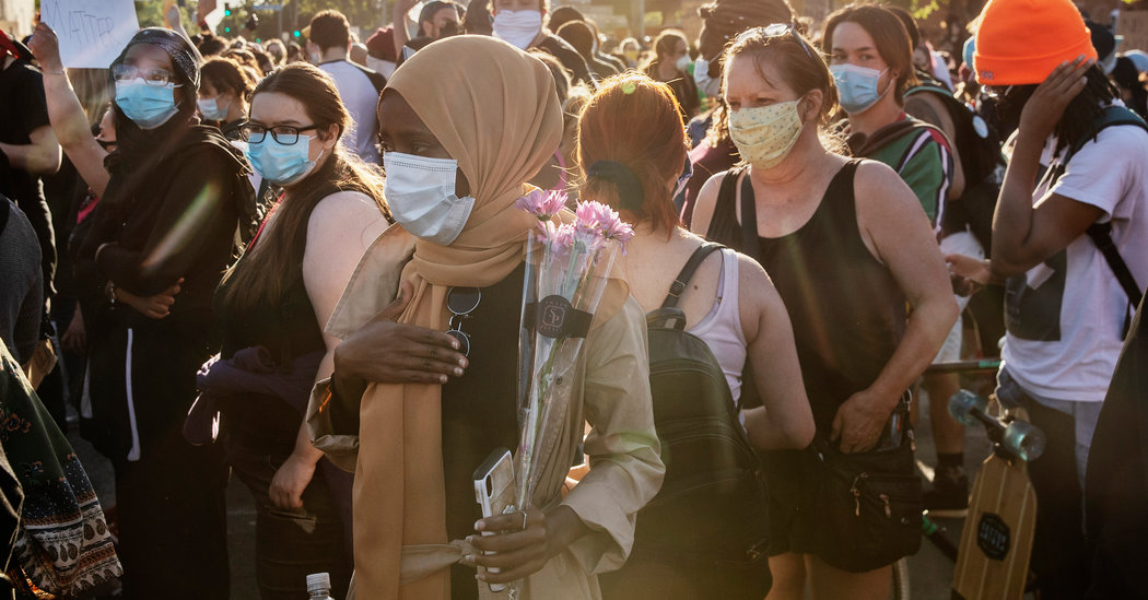 The Medical Masks Turns into a Protest Image