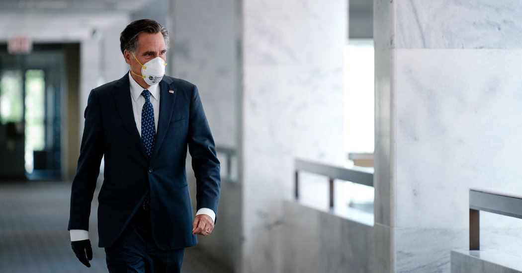 Romney Marches With Protesters in Washington