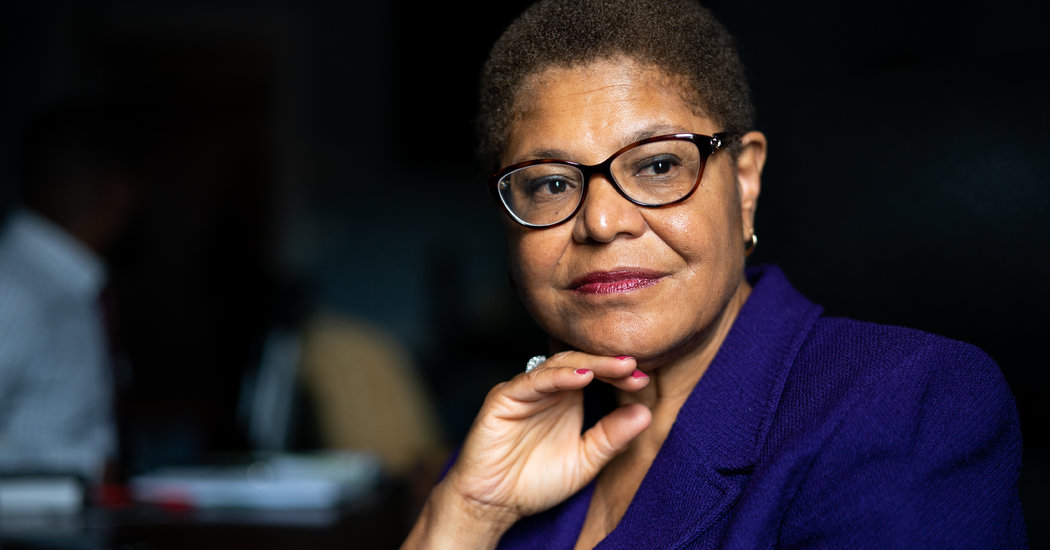 Drawing on Many years of Activism, Karen Bass Leads Democrats’ Policing Overhaul